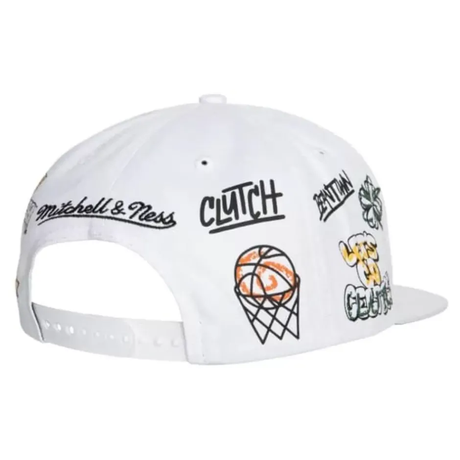 Mitchell & Ness Snapback-Hand Drawn Snapback Boston Celtics