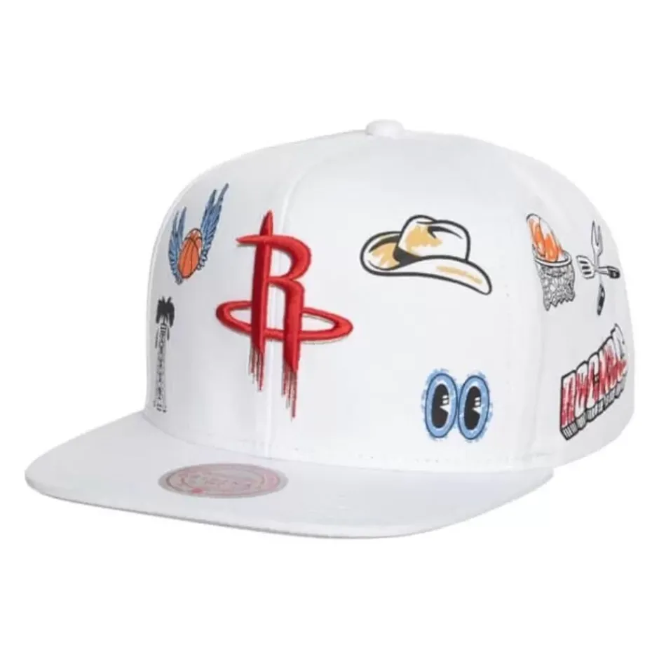Mitchell & Ness Snapback-Hand Drawn Snapback Houston Rockets