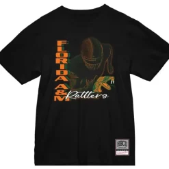 Men Mitchell & Ness T-Shirts & Tops-Hbcu Blitzed Tee Florida A&M University