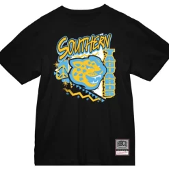 Men Mitchell & Ness T-Shirts & Tops-Hbcu Clutched Tee Southern University And A&M College