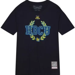 Men Mitchell & Ness T-Shirts & Tops-Hbcu Wreath Tee North Carolina A&T University