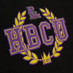 Men Mitchell & Ness T-Shirts & Tops-Hbcu Wreath Tee Prairie View A&M University