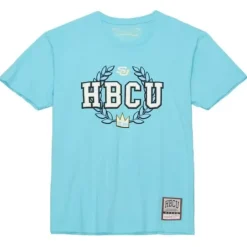 Men Mitchell & Ness T-Shirts & Tops-Hbcu Wreath Tee Southern University And A&M College