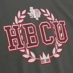 Men Mitchell & Ness T-Shirts & Tops-Hbcu Wreath Tee Texas Southern University