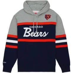 Men Mitchell & Ness Hoodies & Sweatshirts-Head Coach Hoodie Chicago Bears