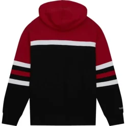 Men Mitchell & Ness Hoodies & Sweatshirts-Head Coach Hoodie Chicago Bulls