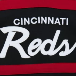 Men Mitchell & Ness Hoodies & Sweatshirts-Head Coach Hoodie Cincinnati Reds