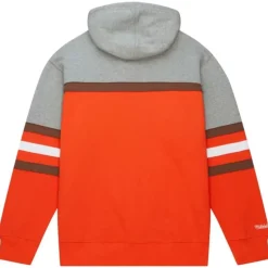 Men Mitchell & Ness Hoodies & Sweatshirts-Head Coach Hoodie Cleveland Browns