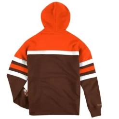 Men Mitchell & Ness Hoodies & Sweatshirts-Head Coach Hoodie Cleveland Browns
