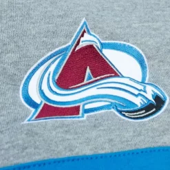 Men Mitchell & Ness Hoodies & Sweatshirts-Head Coach Hoodie Colorado Avalanche