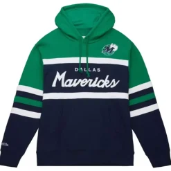 Men Mitchell & Ness Hoodies & Sweatshirts-Head Coach Hoodie Dallas Mavericks