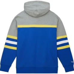 Men Mitchell & Ness Hoodies & Sweatshirts-Head Coach Hoodie Denver Nuggets