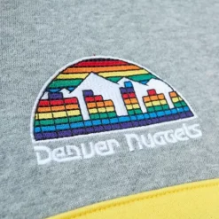 Men Mitchell & Ness Hoodies & Sweatshirts-Head Coach Hoodie Denver Nuggets