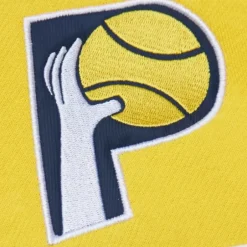 Men Mitchell & Ness Hoodies & Sweatshirts-Head Coach Hoodie Indiana Pacers