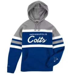 Men Mitchell & Ness Hoodies & Sweatshirts-Head Coach Hoodie Indianapolis Colts