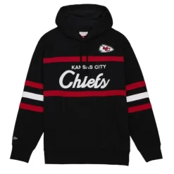 Men Mitchell & Ness Hoodies & Sweatshirts-Head Coach Hoodie Kansas City Chiefs