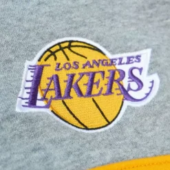Men Mitchell & Ness Hoodies & Sweatshirts-Head Coach Hoodie Los Angeles Lakers