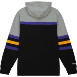 Men Mitchell & Ness Hoodies & Sweatshirts-Head Coach Hoodie Los Angeles Kings