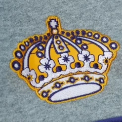 Men Mitchell & Ness Hoodies & Sweatshirts-Head Coach Hoodie Los Angeles Kings