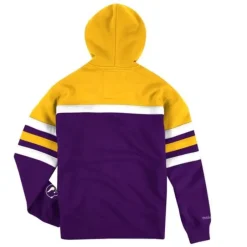 Men Mitchell & Ness Hoodies & Sweatshirts-Head Coach Hoodie Minnesota Vikings