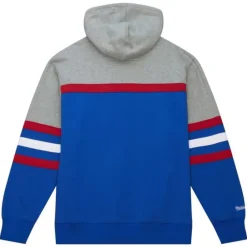 Men Mitchell & Ness Hoodies & Sweatshirts-Head Coach Hoodie New York Giants