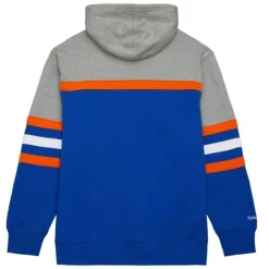 Men Mitchell & Ness Hoodies & Sweatshirts-Head Coach Hoodie New York Islanders