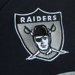 Men Mitchell & Ness Hoodies & Sweatshirts-Head Coach Hoodie Oakland Raiders