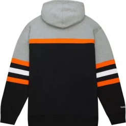 Men Mitchell & Ness Hoodies & Sweatshirts-Head Coach Hoodie Oklahoma State University