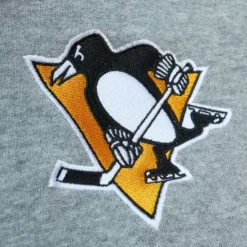 Men Mitchell & Ness Hoodies & Sweatshirts-Head Coach Hoodie Pittsburgh Penguins