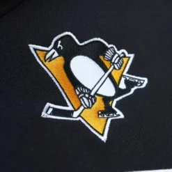 Men Mitchell & Ness Hoodies & Sweatshirts-Head Coach Hoodie Pittsburgh Penguins