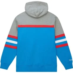 Men Mitchell & Ness Hoodies & Sweatshirts-Head Coach Hoodie Quebec Nordiques