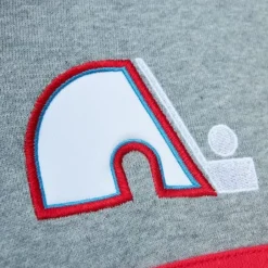 Men Mitchell & Ness Hoodies & Sweatshirts-Head Coach Hoodie Quebec Nordiques