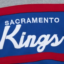 Men Mitchell & Ness Hoodies & Sweatshirts-Head Coach Hoodie Sacramento Kings