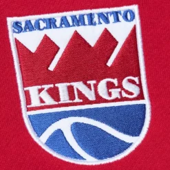 Men Mitchell & Ness Hoodies & Sweatshirts-Head Coach Hoodie Sacramento Kings