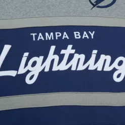 Men Mitchell & Ness Hoodies & Sweatshirts-Head Coach Hoodie Tampa Bay Lightning