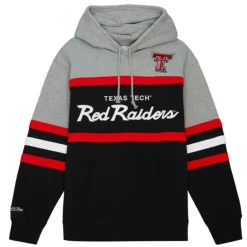 Men Mitchell & Ness Hoodies & Sweatshirts-Head Coach Hoodie Texas Tech University