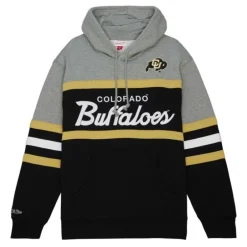 Men Mitchell & Ness Hoodies & Sweatshirts-Head Coach Hoodie University Of Colorado Boulder