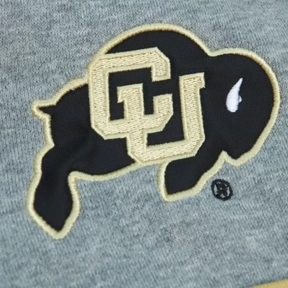 Men Mitchell & Ness Hoodies & Sweatshirts-Head Coach Hoodie University Of Colorado Boulder