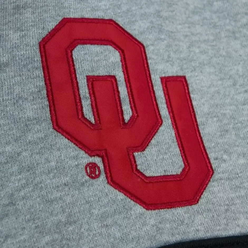Men Mitchell & Ness Hoodies & Sweatshirts-Head Coach Hoodie University Of Oklahoma