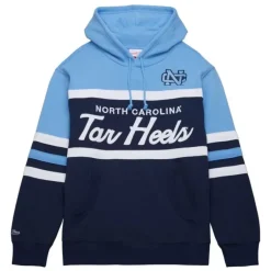 Men Mitchell & Ness Hoodies & Sweatshirts-Head Coach Hoodie University Of North Carolina