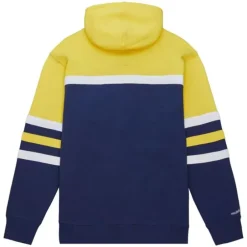 Men Mitchell & Ness Hoodies & Sweatshirts-Head Coach Hoodie University Of Michigan
