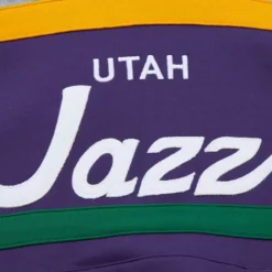 Men Mitchell & Ness Hoodies & Sweatshirts-Head Coach Hoodie Utah Jazz