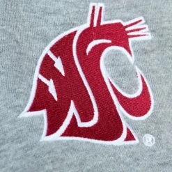 Men Mitchell & Ness Hoodies & Sweatshirts-Head Coach Hoodie Washington State University