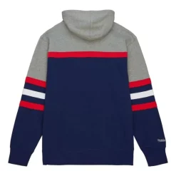 Men Mitchell & Ness Hoodies & Sweatshirts-Head Coach Hoodie Washington Capitals
