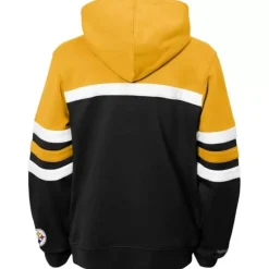 Youth Mitchell & Ness Big Kids-Head Coach Hoody Pittsburgh Steelers