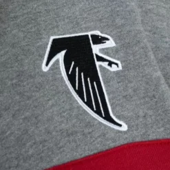 Men Mitchell & Ness Hoodies & Sweatshirts-Headcoach Hoody Atlanta Falcons