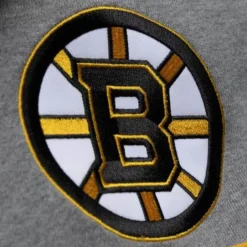 Men Mitchell & Ness Hoodies & Sweatshirts-Headcoach Hoody Boston Bruins