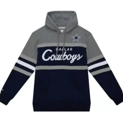 Men Mitchell & Ness Hoodies & Sweatshirts-Headcoach Hoody Dallas Cowboys