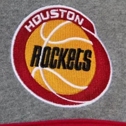 Men Mitchell & Ness Hoodies & Sweatshirts-Headcoach Hoody Houston Rockets
