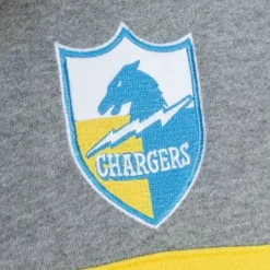 Men Mitchell & Ness Hoodies & Sweatshirts-Headcoach Hoody Los Angeles Chargers